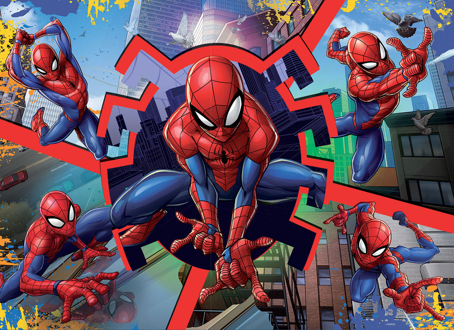 MARVEL PUZZLE DF MAXI FLOOR 24 SPIDERMAN