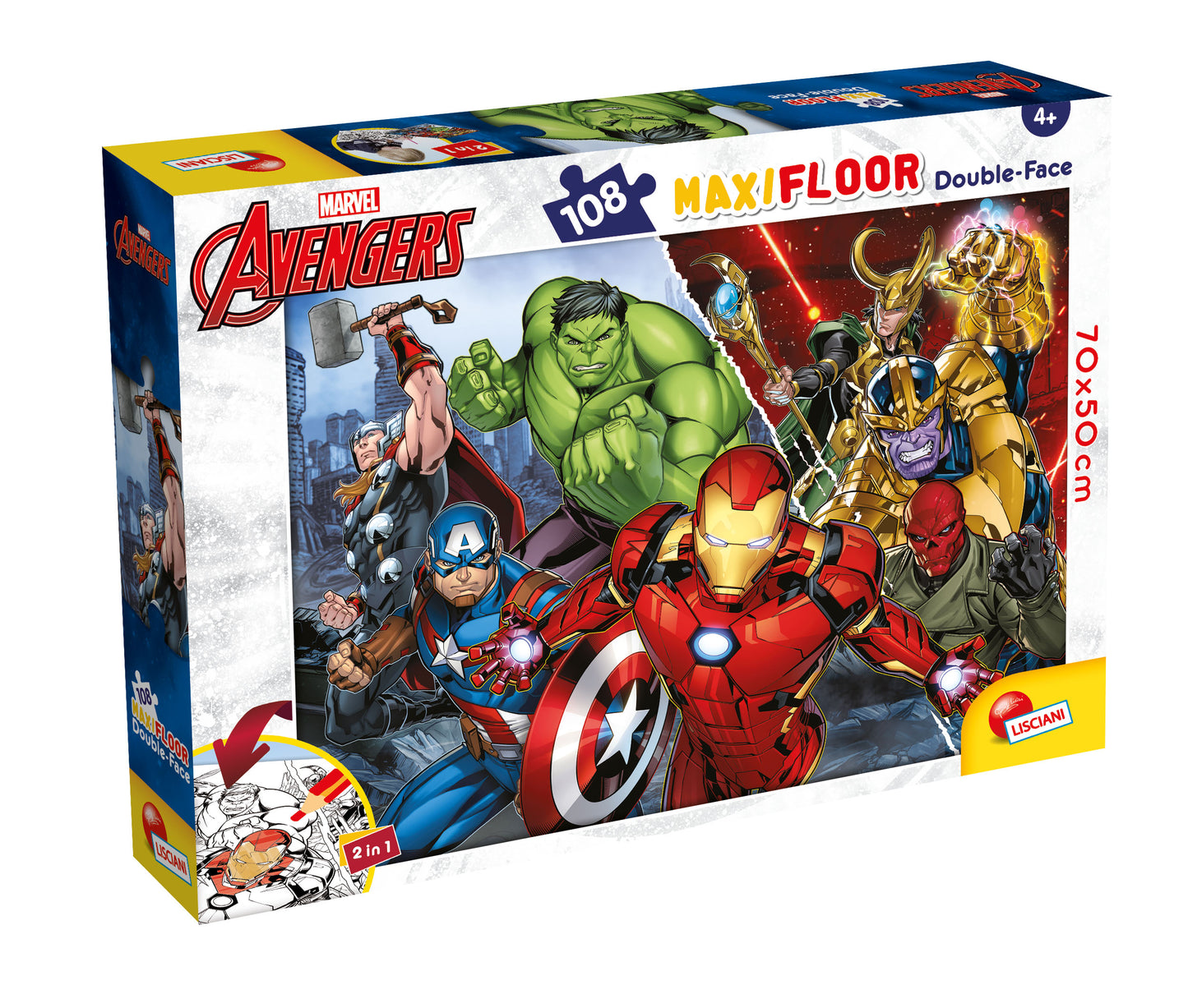 MARVEL PUZZLE DF MAXI FLOOR 108 AVENGERS