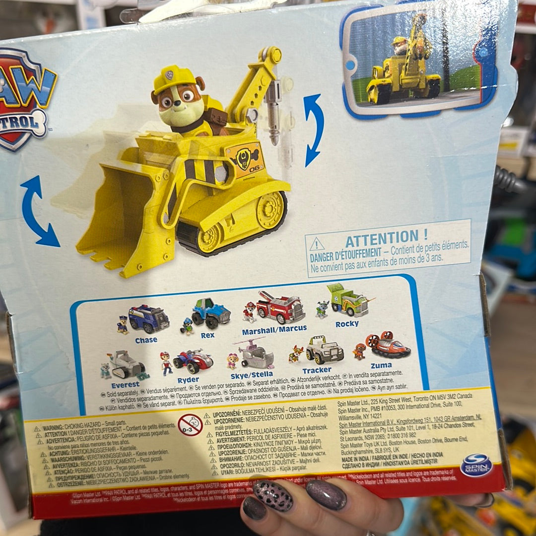 Paw Patrol Rubble bulldozer