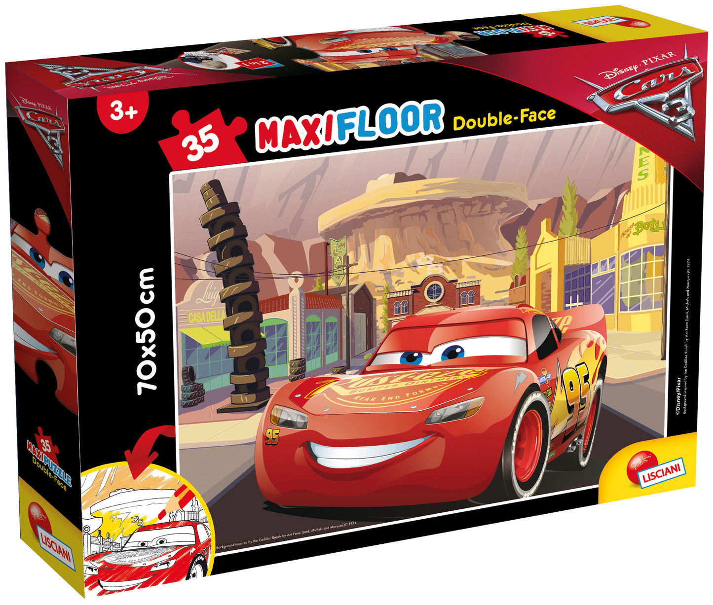 DISNEY PUZZLE DF MAXI FLOOR 35 CARS 3 - GO! GO! GO!