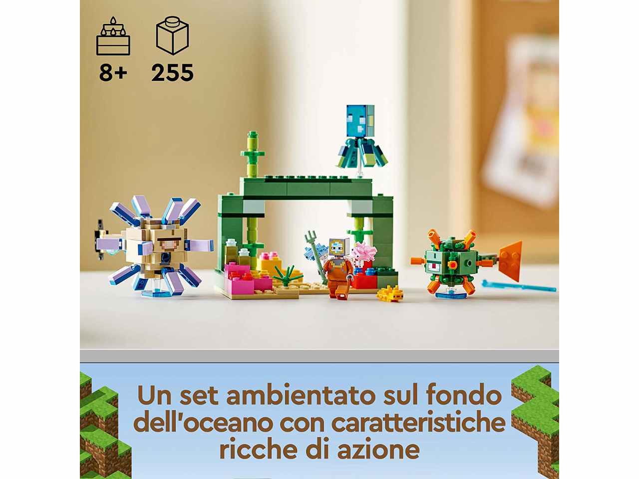 LEGO MINECRAFT LA BATT.DEL GUARDIANO 21180