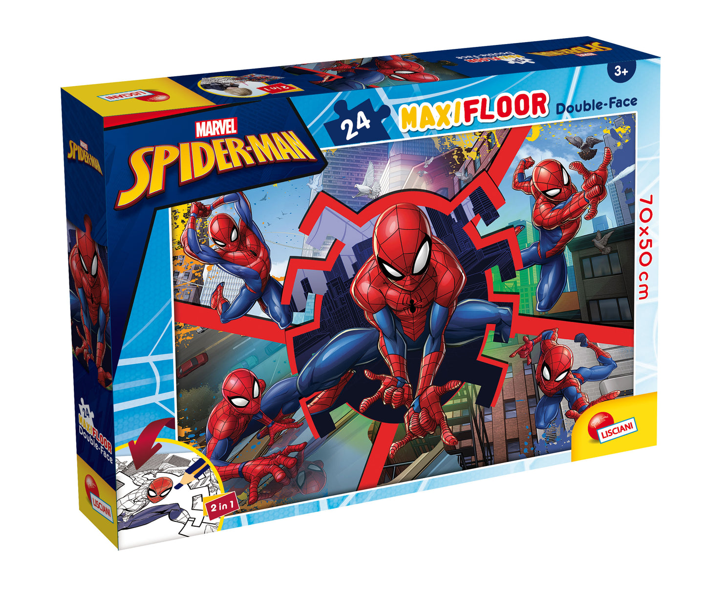 MARVEL PUZZLE DF MAXI FLOOR 24 SPIDERMAN