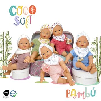 MUÑECAS COCO SOFT BAMBÚ 0604