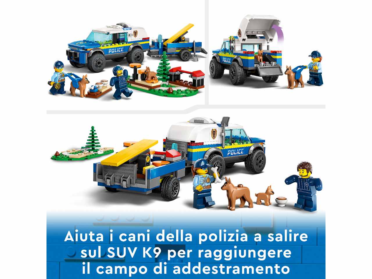 LEGO CITY POLICE ADDESTRAMENTO CINOFILO 60369