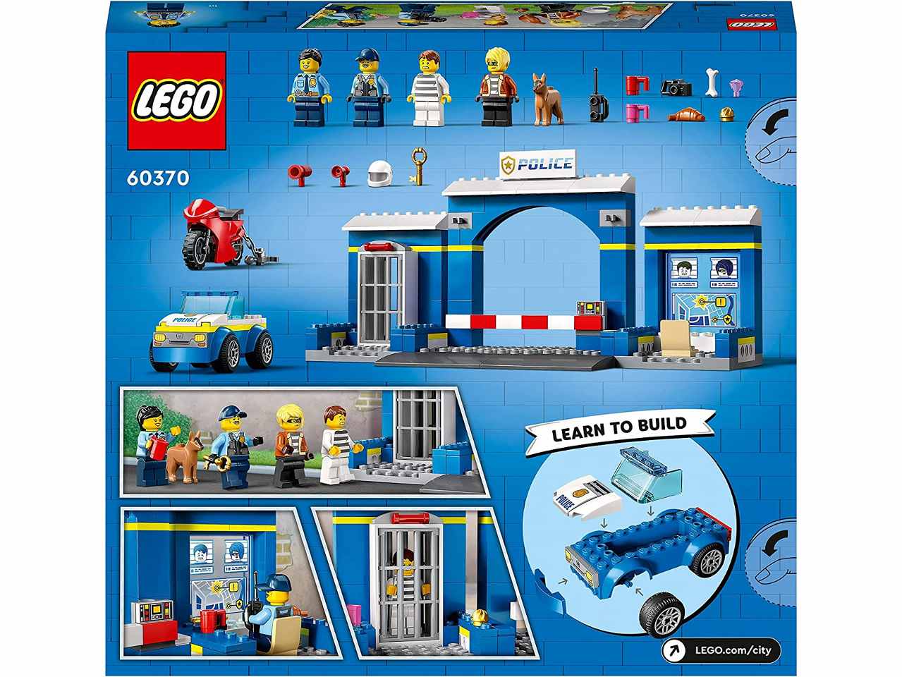 LEGO CITY POLICE INSEGUIMENTO ALLA STAZIONE DI POLIZIA 60370