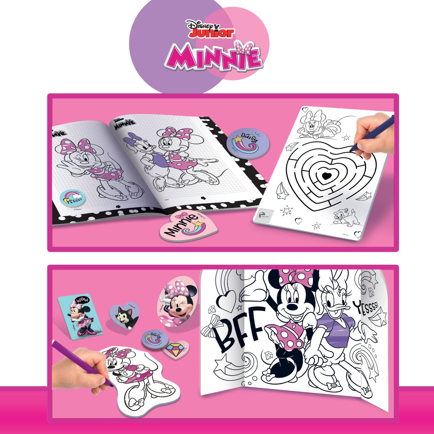 MINNIE ZAINETTO COLORING AND DRAWING