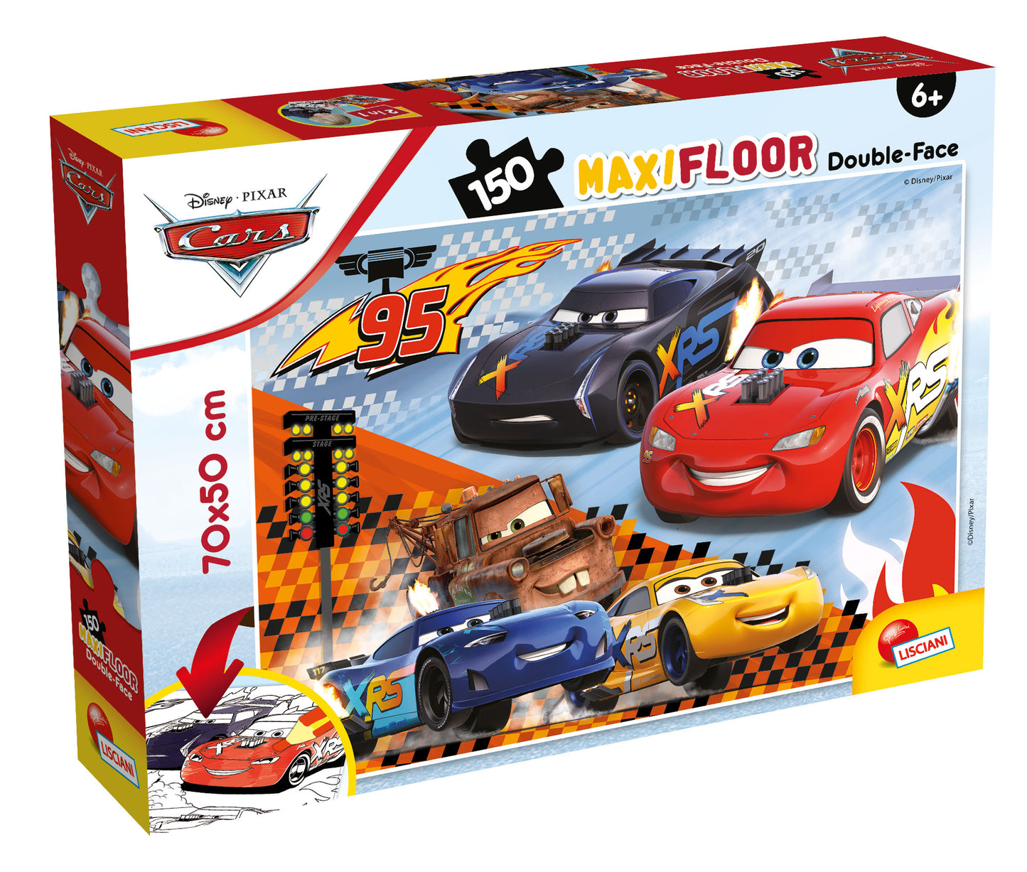 DISNEY PUZZLE DF MAXI FLOOR 150 CARS