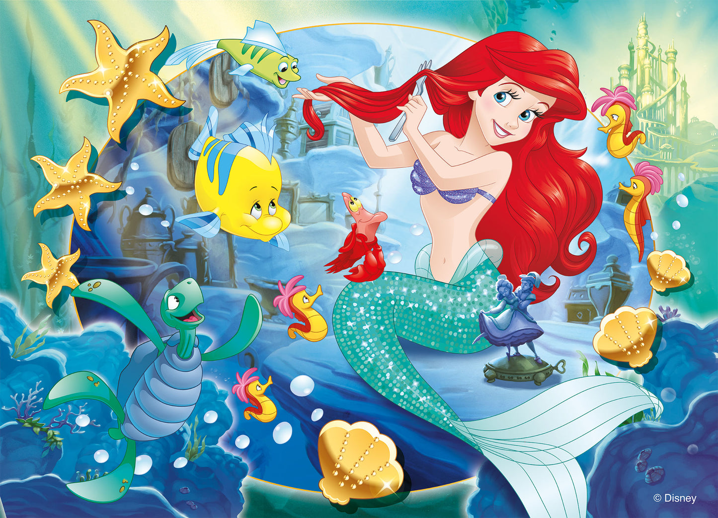 DISNEY PUZZLE DF MAXI FLOOR 60 LITTLE MERMAID