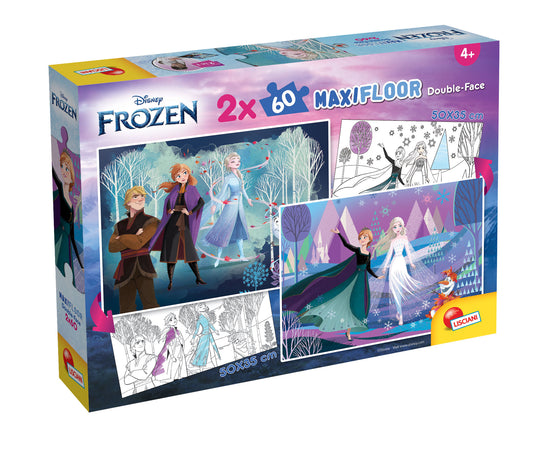 DISNEY PUZZLE MAXIFLOOR DF 2 x 60 FROZEN