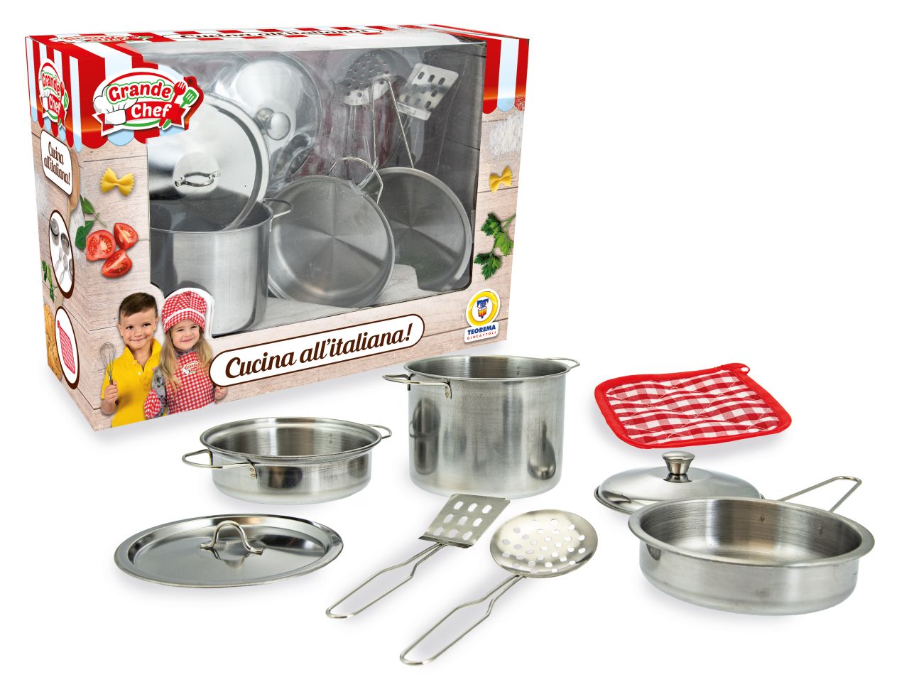 GRANDE CHEF - SET PENTOLINE IN METALLO