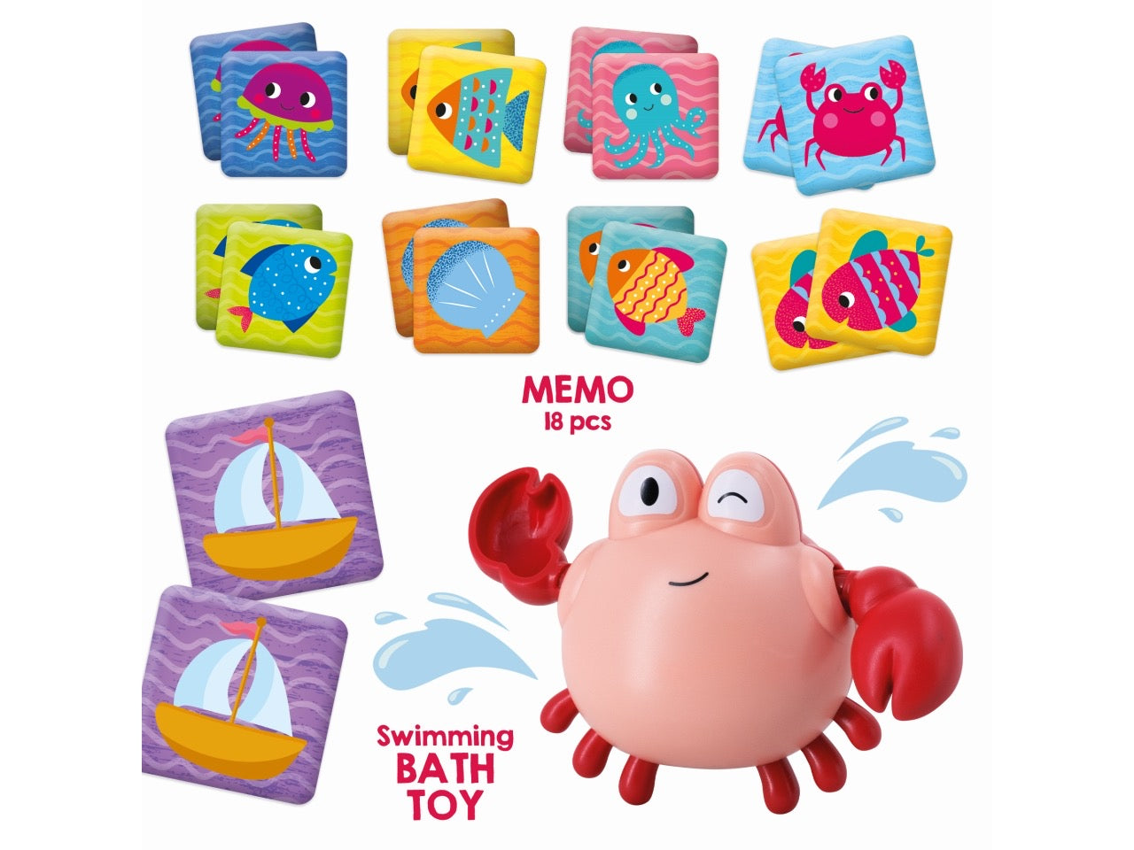 CAROTINA BABY OCEAN FUN BATH TOYS DISPLAY 9