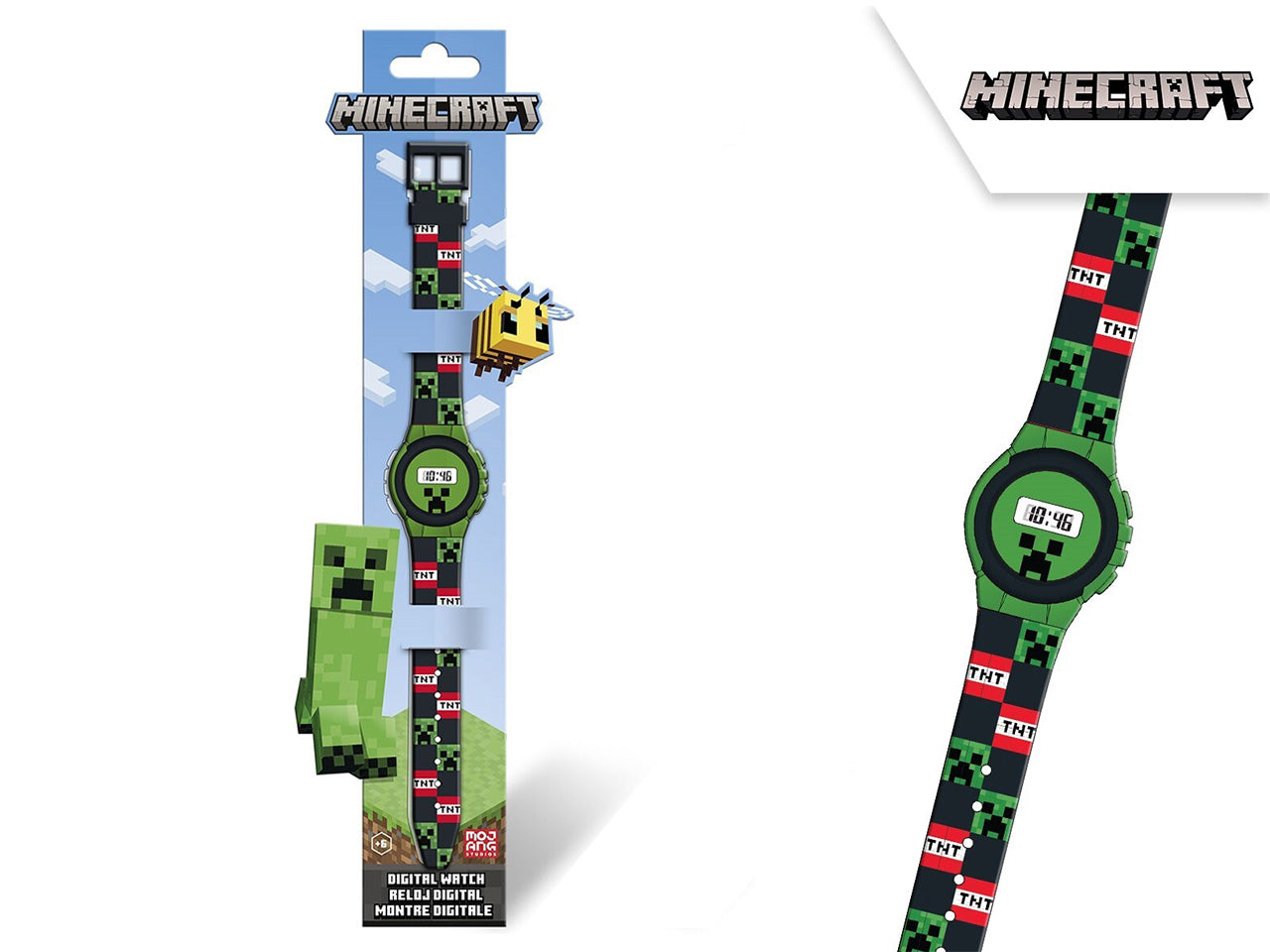 MINECRAFT OROLOGIO DIGITALE