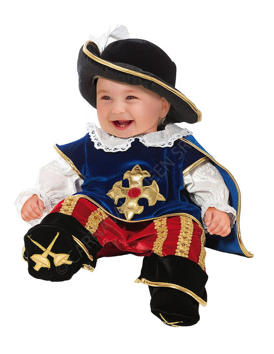 81040-Costume Piccolo Moschettiere Superbaby - 6/9
 Mesi