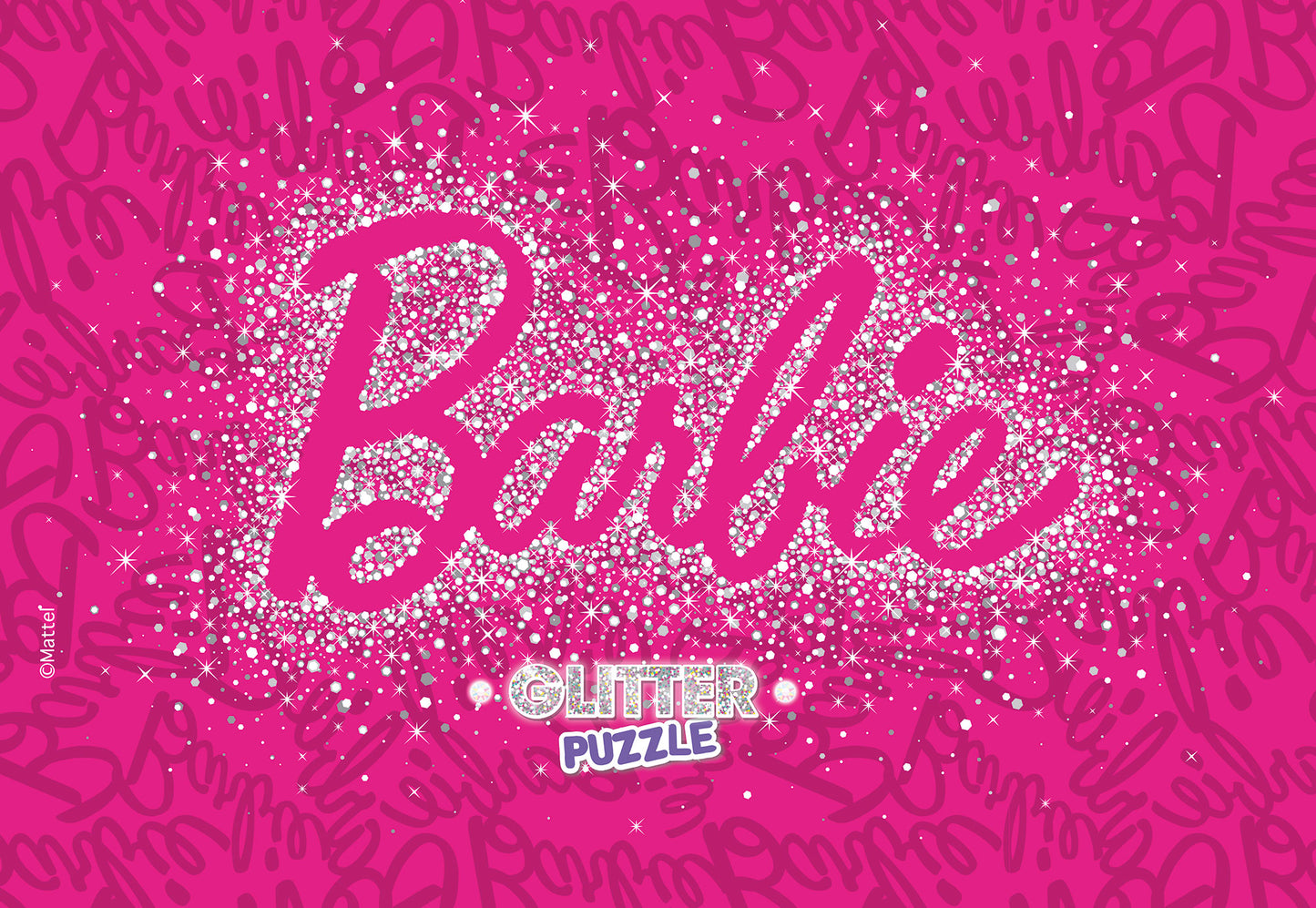 BARBIE GLITTER PUZZLE 108 - BEST FRIENDS FOREVER!