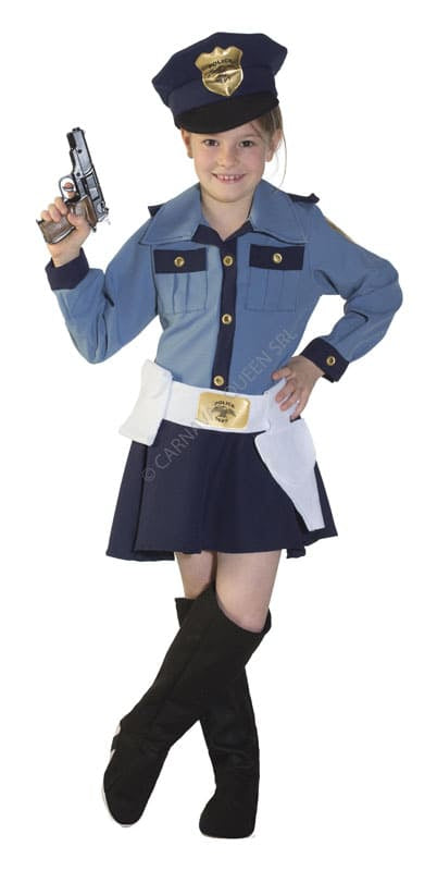 Costume Police girl Bambina - 62120