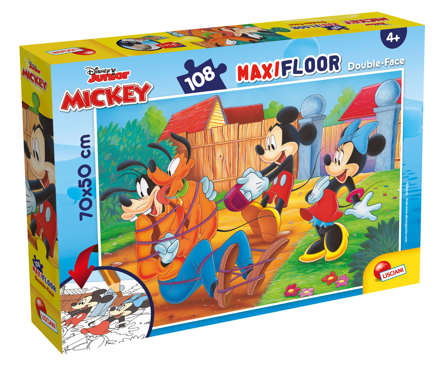 DISNEY PUZZLE DF MAXI FLOOR 108 MICKEY MY FRIENDS