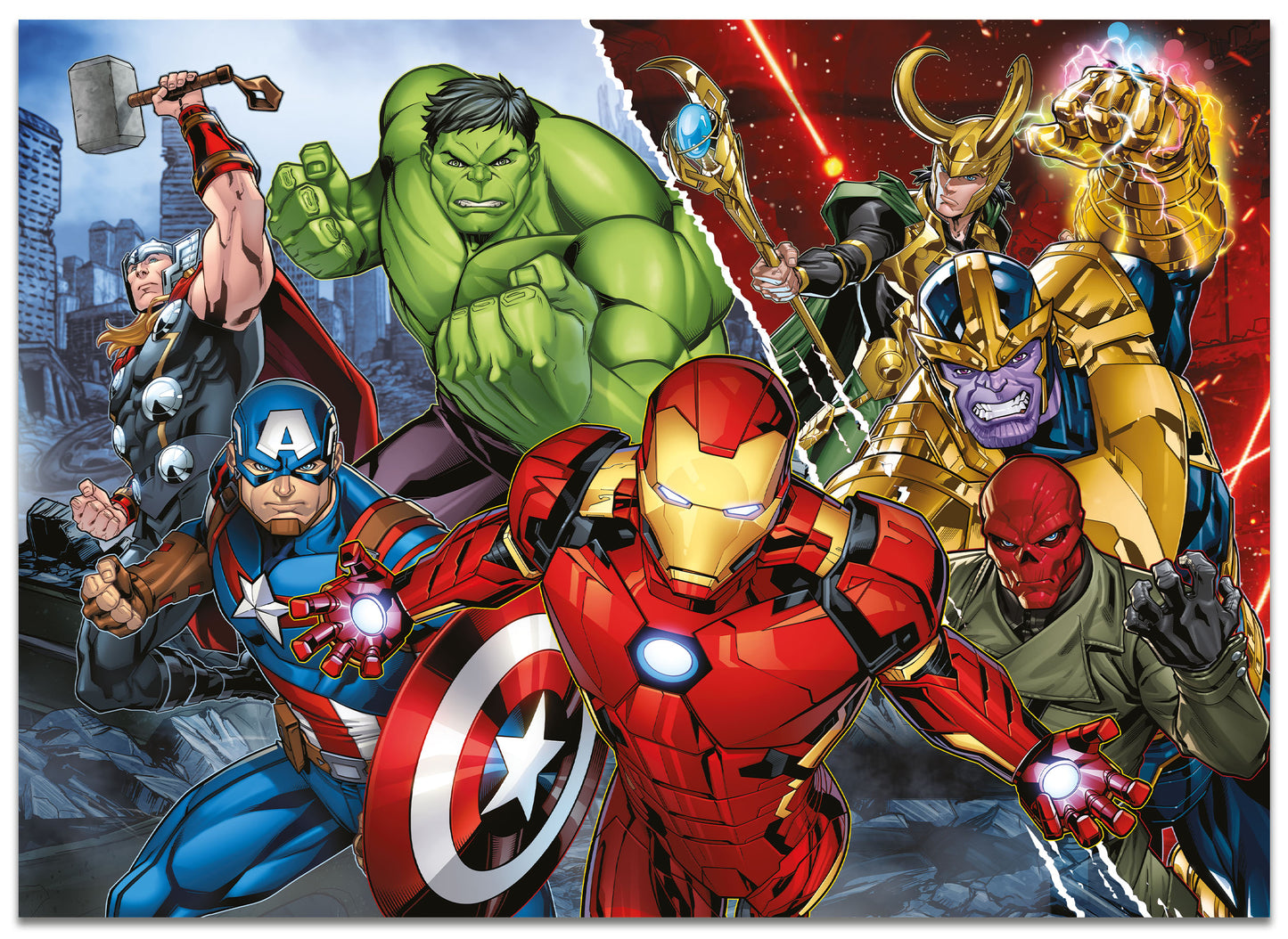 MARVEL PUZZLE DF MAXI FLOOR 108 AVENGERS