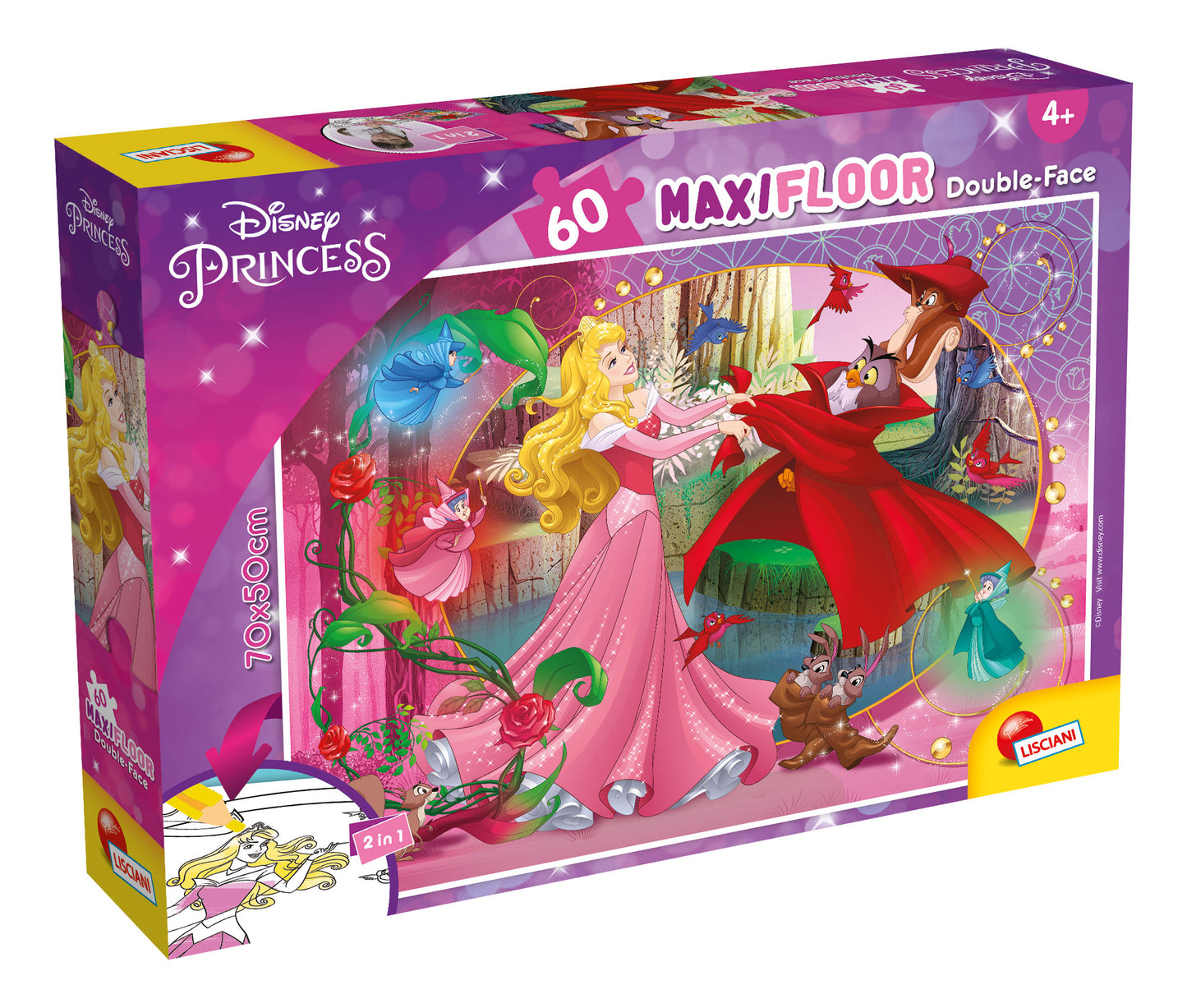 DISNEY PUZZLE DF MAXI FLOOR 60 AURORA BELLA ADDORMENTATA