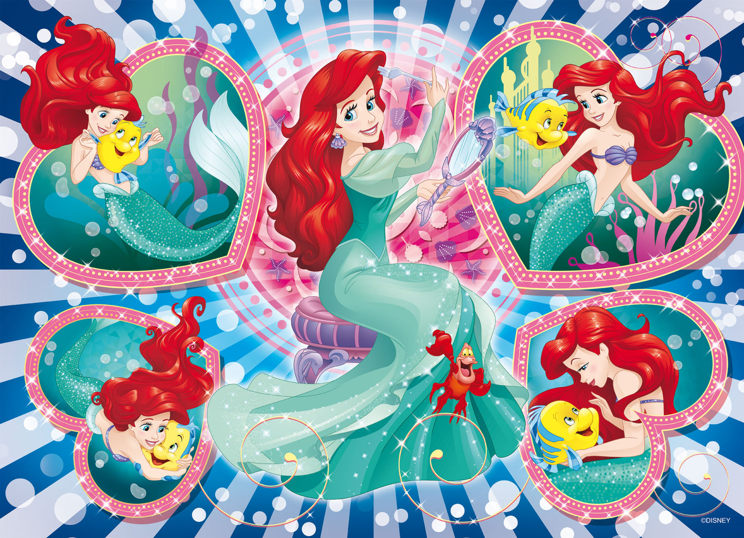 DISNEY ECO-PUZZLE DF LITTLE MERMAID 60