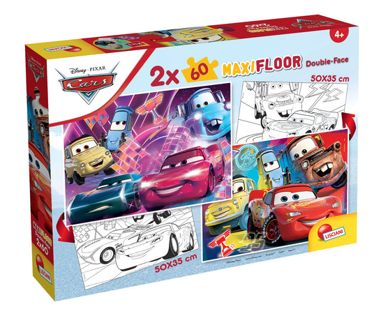 DISNEY PUZZLE MAXIFLOOR DF 2 x 60 CARS