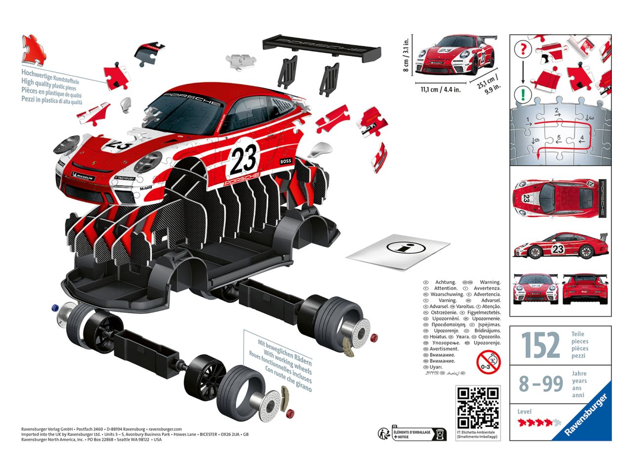 Puzzle 3D Porsche