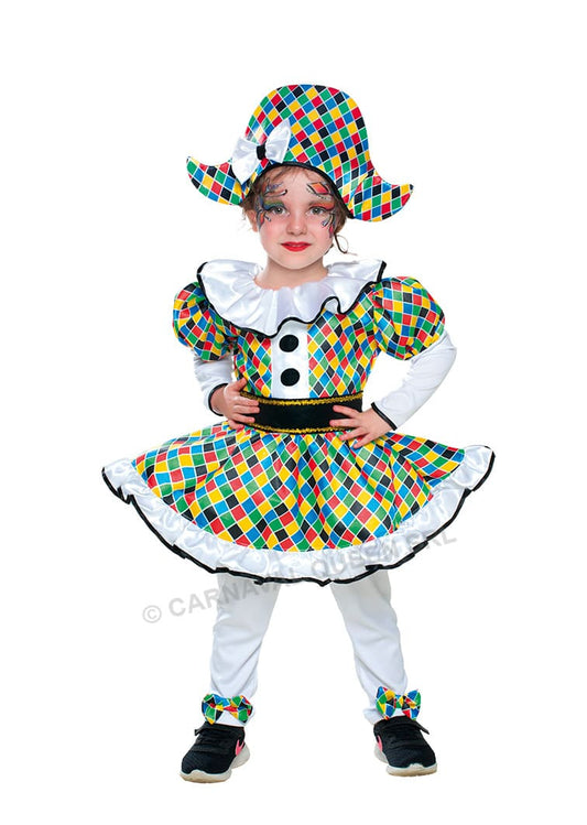 Costume Arlecchina Baby - 2/3 Anni 64240