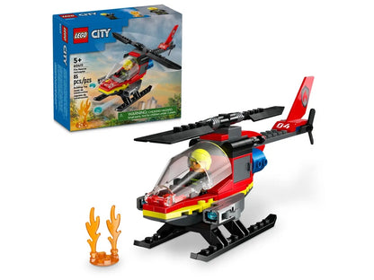 60411 City Fire Elicottero dei Pompieri