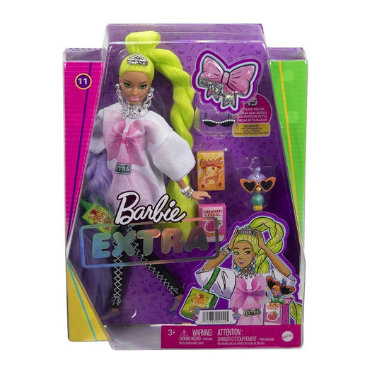 Barbie Extra 11 Capelli Giallo Fluo