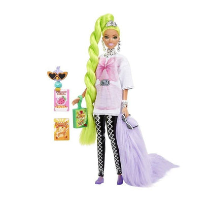 Barbie Extra 11 Capelli Giallo Fluo