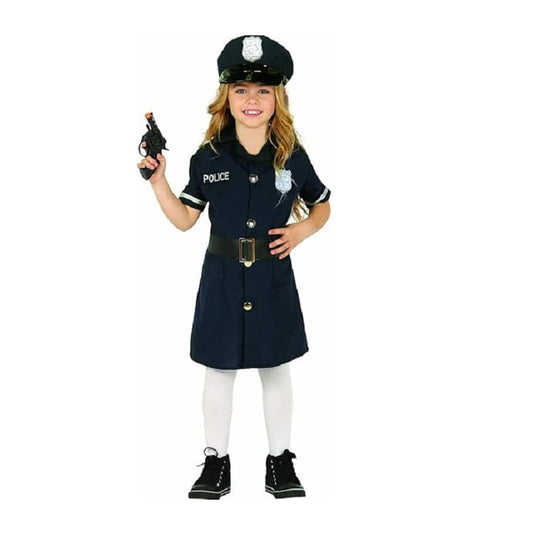 COSTUME DA POLIZIOTTA DA BIMBA TAGLIA 5/6 ANNI