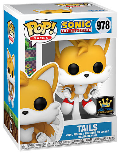 FUNKO POP Sonic the Hedgehog Tails Fly w/Chase Flocked 978