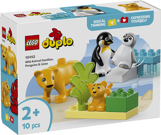 Lego Duplo Town Famiglie di animali: Pinguini e Leoni