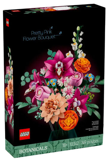 Lego Flowers Bouquet di fiori rosi 10342