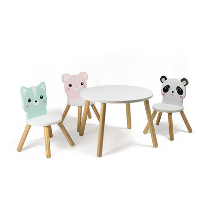 Sedia per bambini in legno – Orsetto Kirumy®