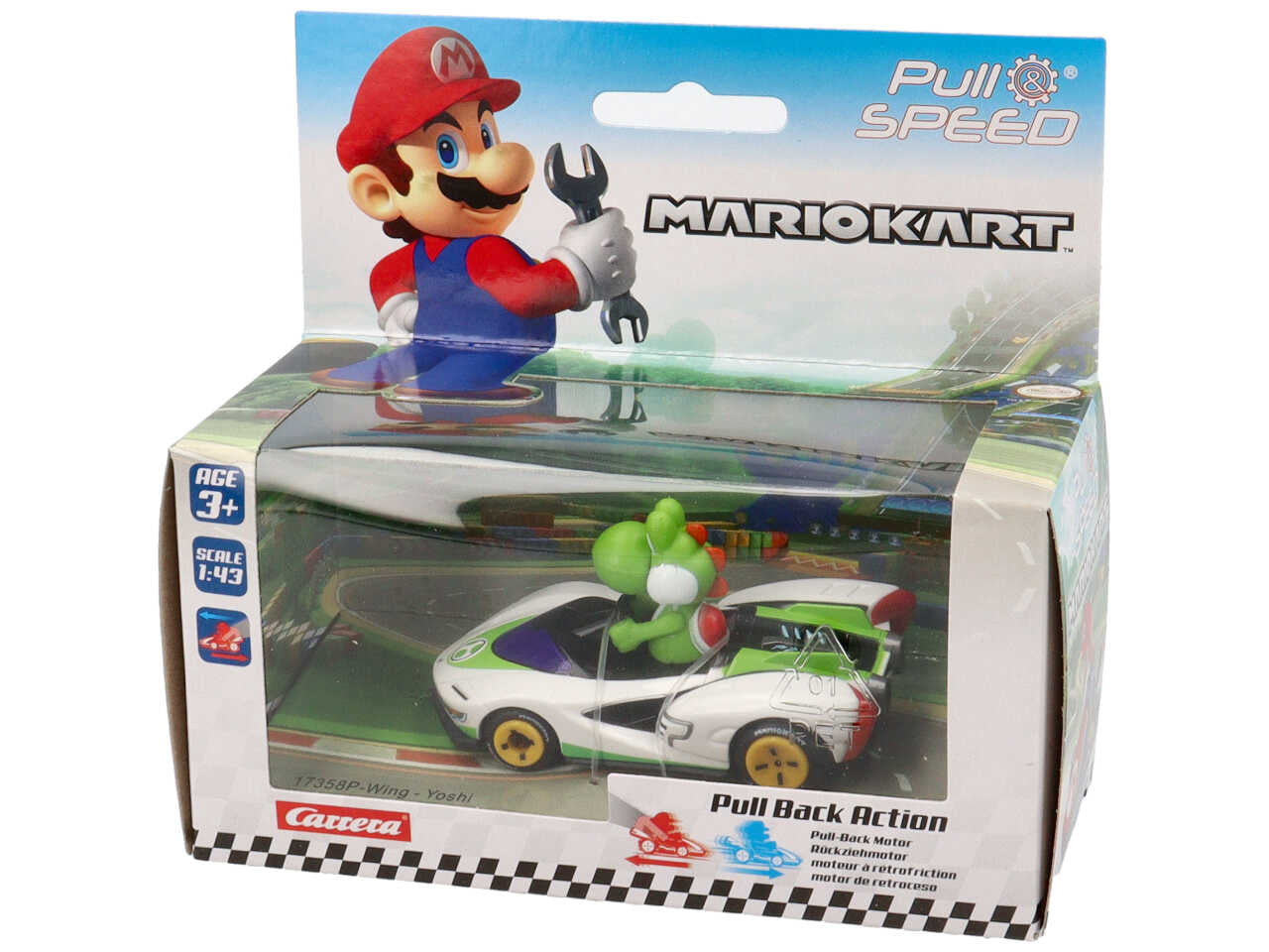 CARRERA MARIO KART AUTO CON RETROCARICA 15817069