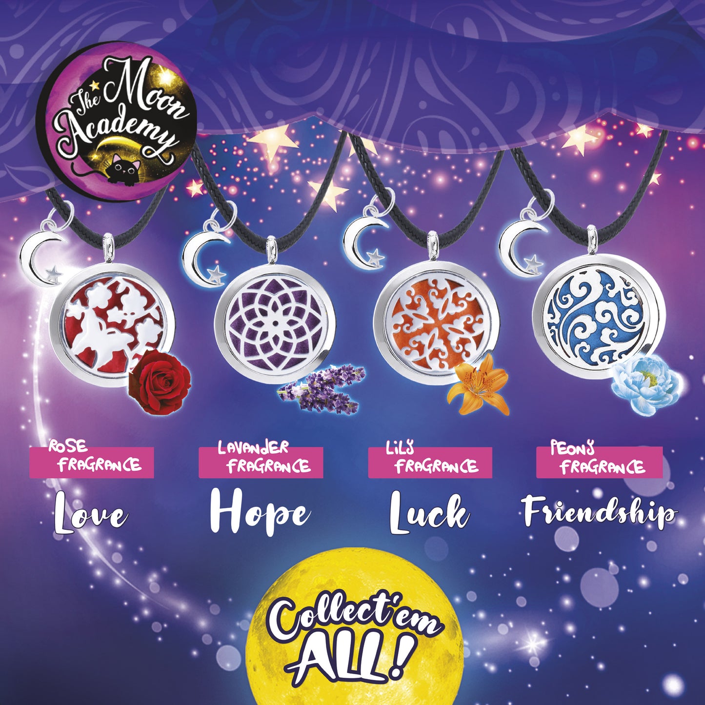 THE MOON ACADEMY PERFUMED AMULETS