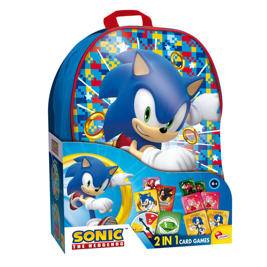 SONIC 2 IN 1 CARD GAMES IN A BACKPACK