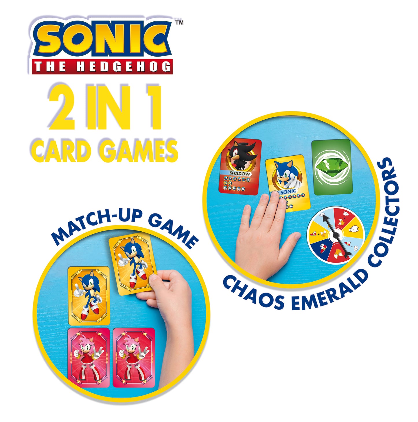 SONIC 2 IN 1 CARD GAMES IN A BACKPACK