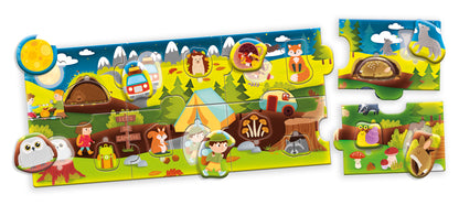 CAROTINA BABY PUZZLE PANORAMA THE WOOD