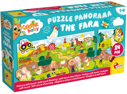 CAROTINA BABY PUZZLE PANORAMA THE FARM