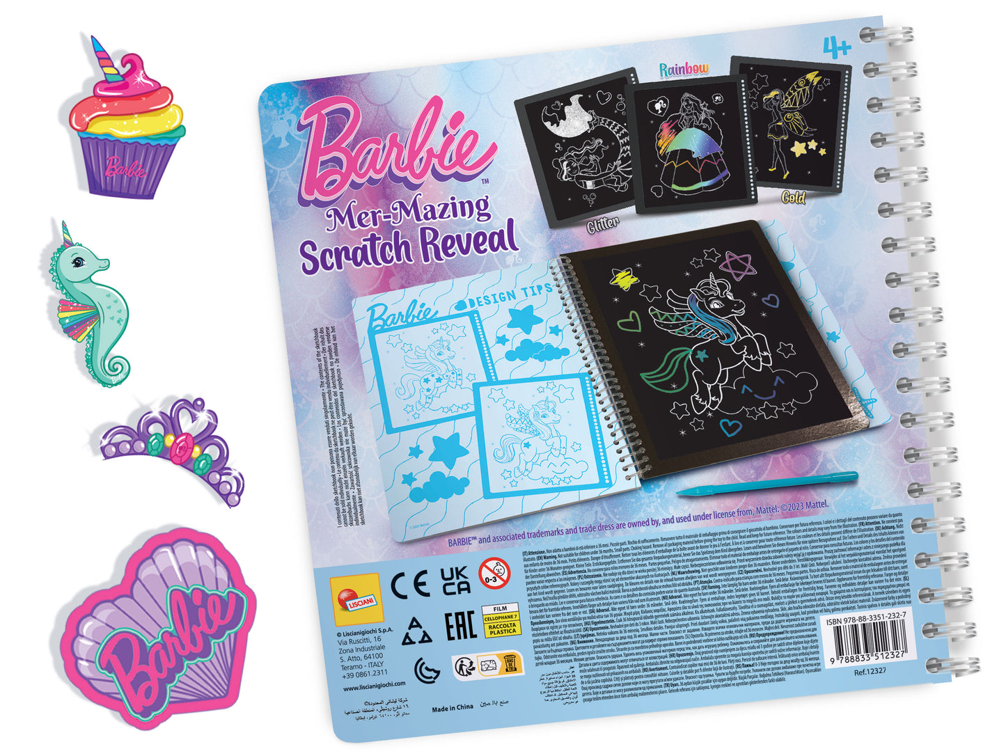 Barbie Sketchbook Mer-Mazing Scratch Reveal