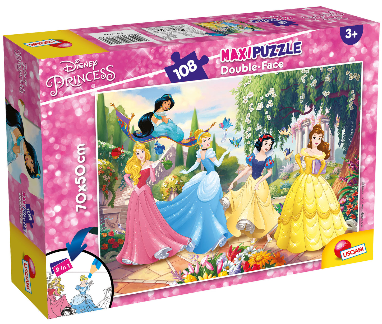 DISNEY PUZZLE DF MAXI FLOOR 108 Princess Forever