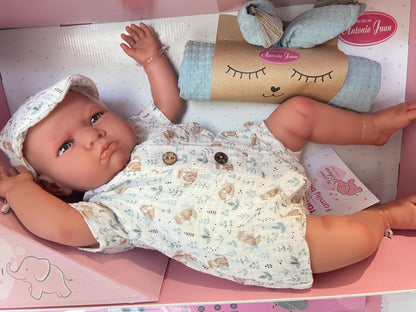 "Mi primer Reborn" Bertin con coperta e berretto - Locotoys