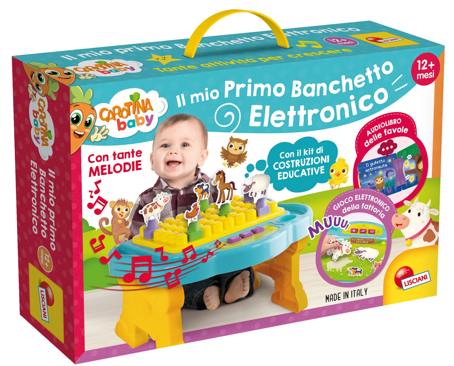 CAROTINA BABY BANCHETTO ELETTRONICO CONSOLLE EDUCATIVA 2022