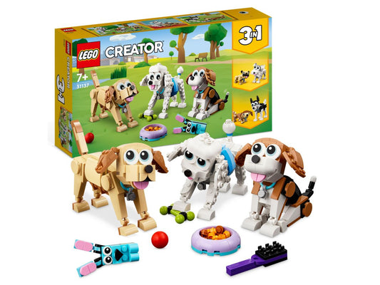 Adorabili cagnolini LEGO Creator 3 in 1 - Locotoys