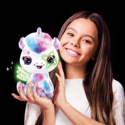 AIRBRUSH PLUSH MAGIC UNICORN - Locotoys