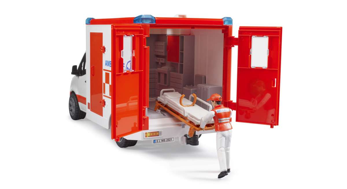 Ambulanza MB Sprinter con autista 02676 - Locotoys