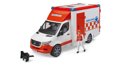 Ambulanza MB Sprinter con autista 02676 - Locotoys