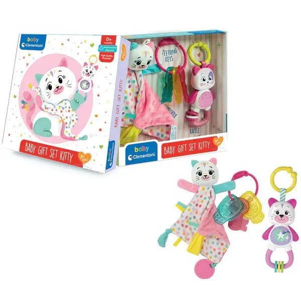 Baby Gift Set - Kitty Set Regalo per Neonati - Locotoys