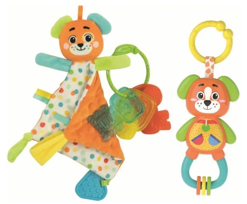 Baby Gift Set - Puppy Set Regalo per Neonati - Locotoys